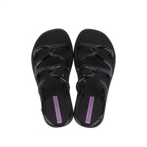 Meu Sol Sandal Kids Black Lilac 