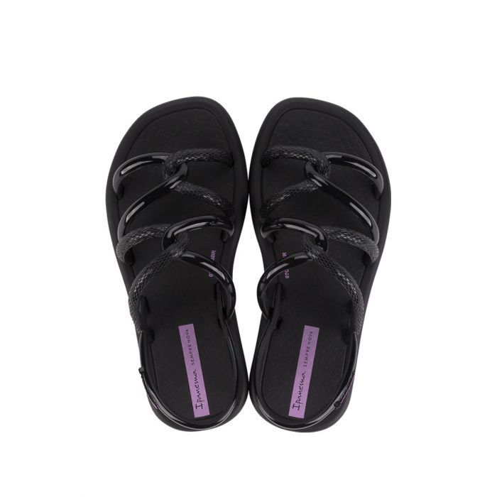 Meu Sol Sandal Kids Black Lilac